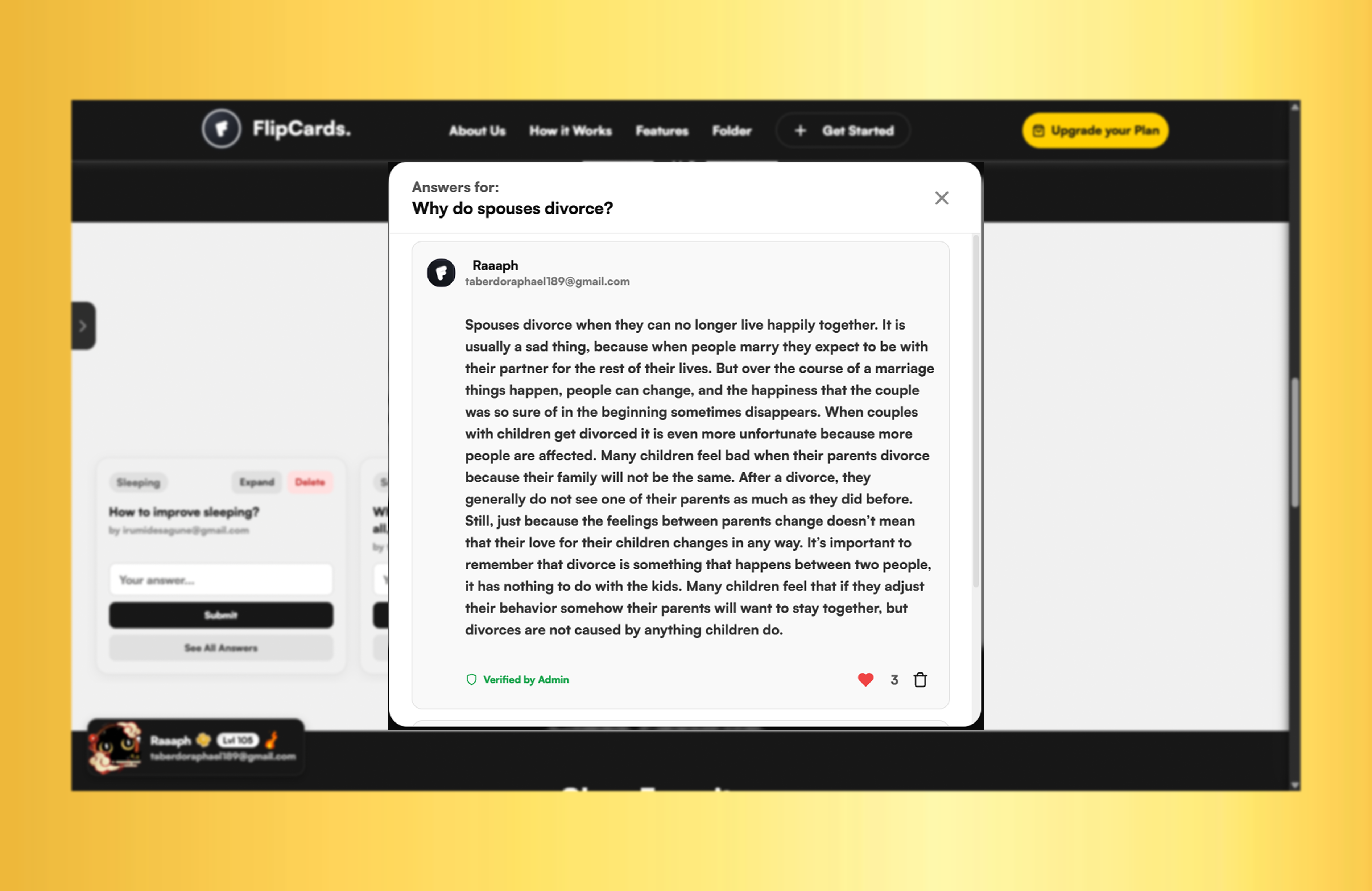 A descriptive image of the feature